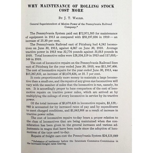 The Railway Library And Statistics 1911-1913 1st Editions HC Book Lot Of 3 E42 - Picture 8 of 8